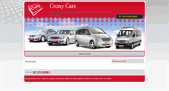 Desktop Screenshot of cronycars.com
