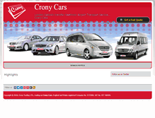 Tablet Screenshot of cronycars.com